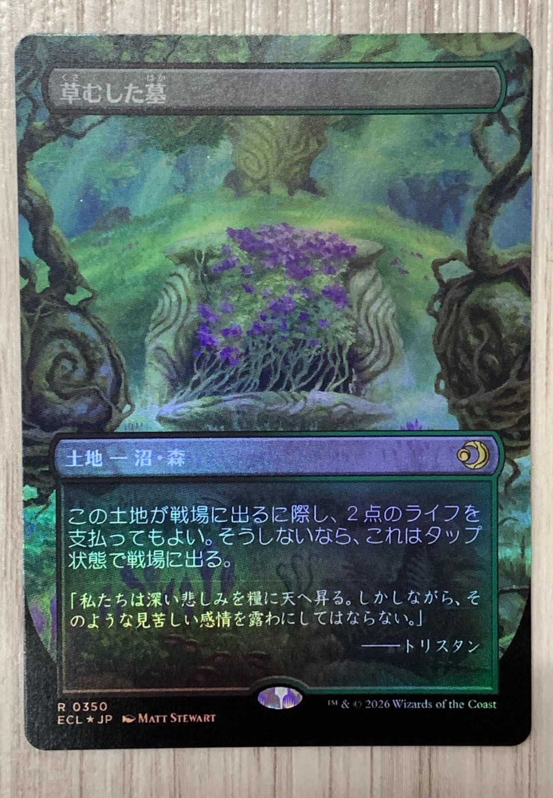 mtg 草むした墓 foil エクスペディション サイン入り MTG 草むした墓