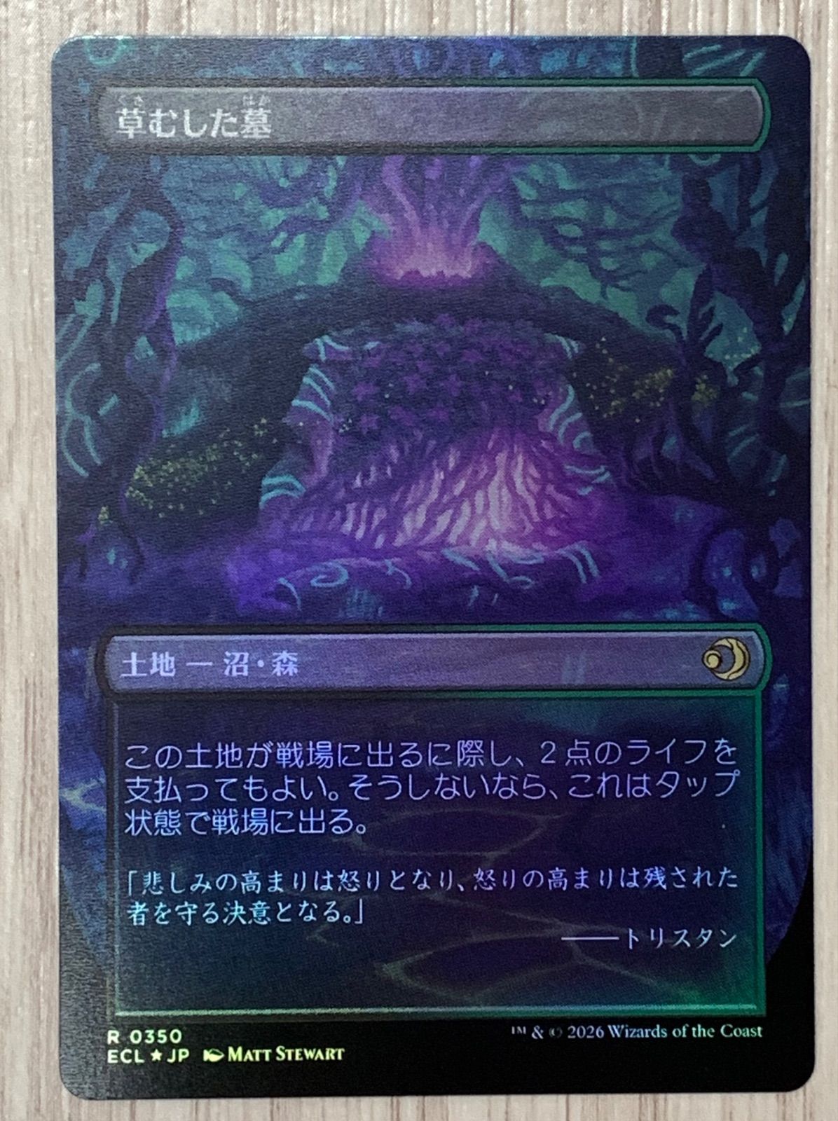 mtg 草むした墓　foil エクスペディション　サイン入り mtg 草むした墓 foil エクスペディション サイン入り mtg 草むした墓