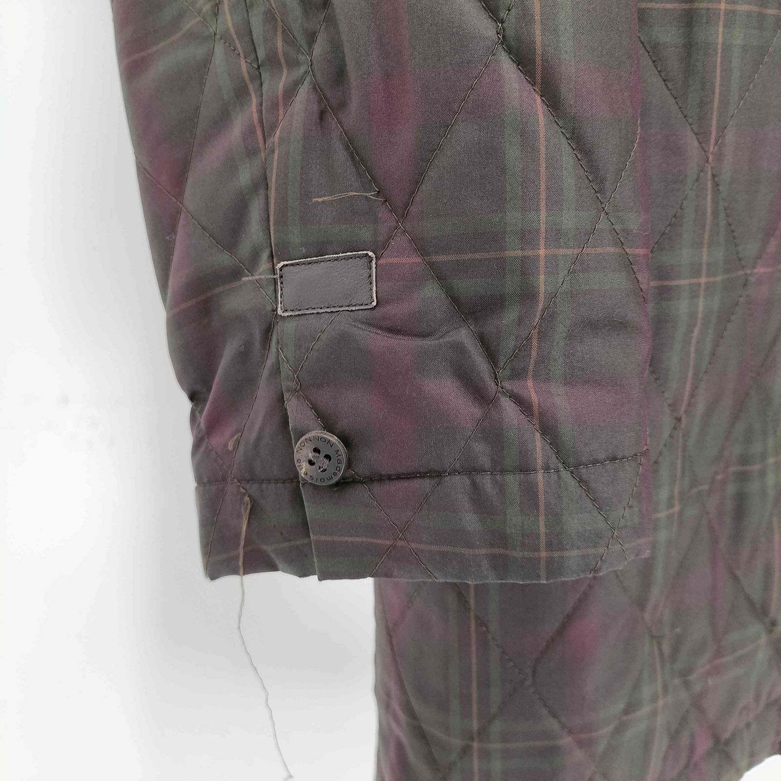 マドモアゼルノンノン mademoiselle NON NON レザーパイピング