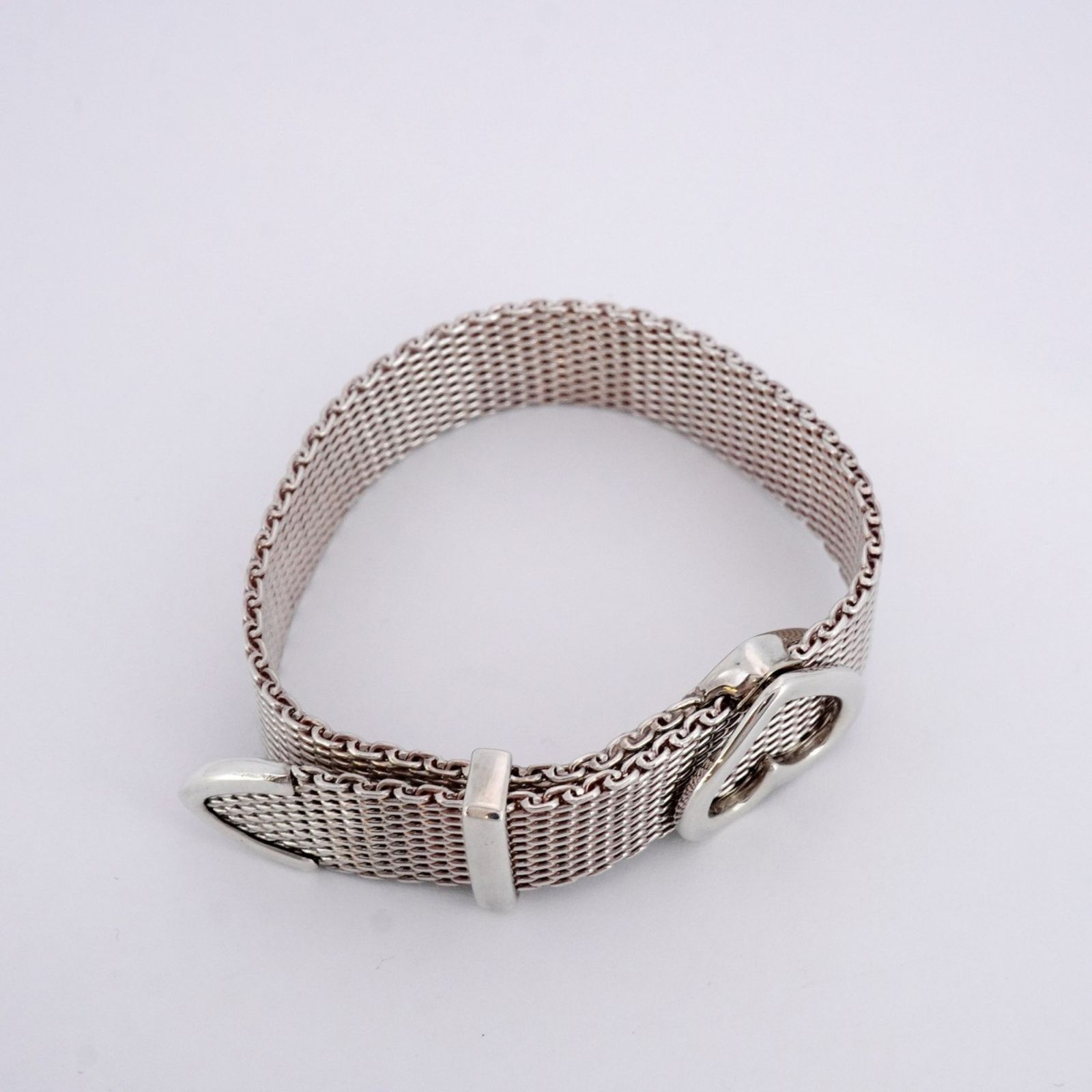 ティファニー TIFFANY サマセット ハートメッシュ ブレスレットSV925 TIFFANY&Co.（ティファニー） サマセット ハート メッシュ