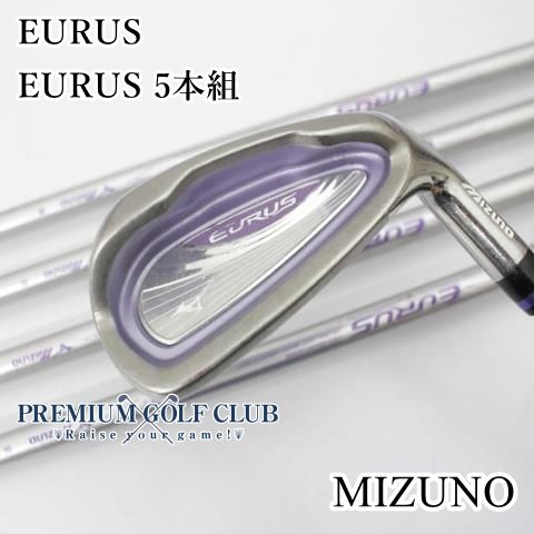 中古】[Cランク] レディースアイアンセット ミズノ EURUS/EURUS 5本組