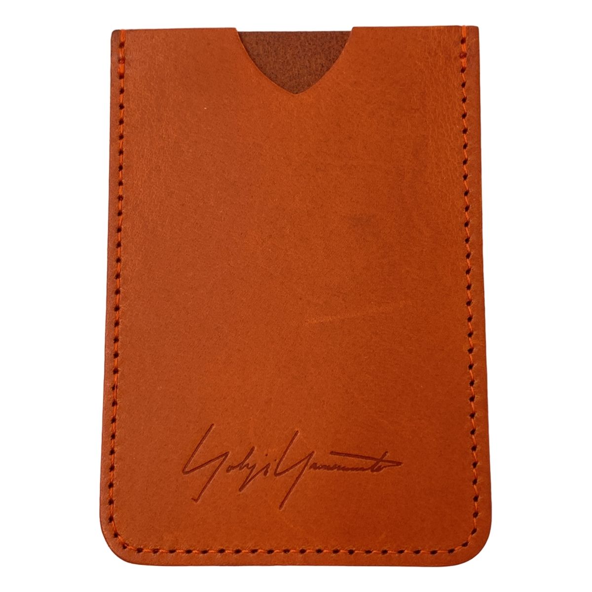 美品 Yohji Yamamoto ヨウジヤマモト レザー 二つ折り ロング 
