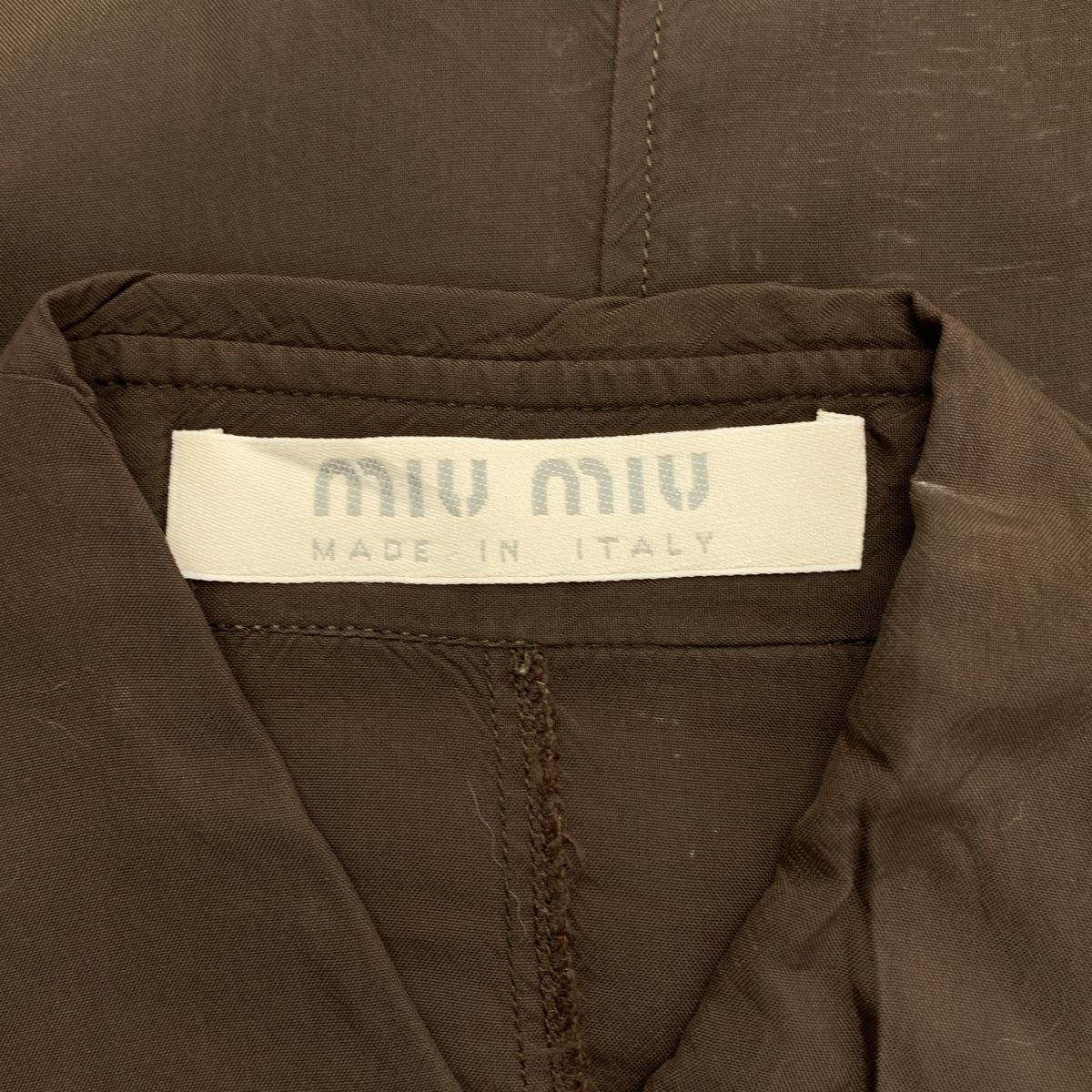 miu miu / ミュウミュウ | レーヨン ボタンダウンシャツ | 40
