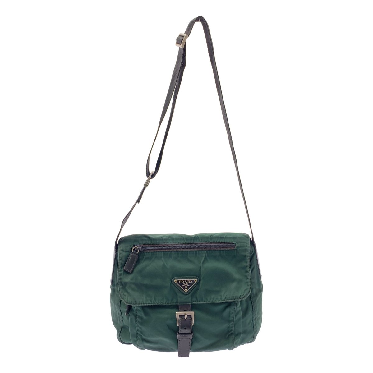 PRADA / プラダ | ナイロン トライアングルロゴプレート