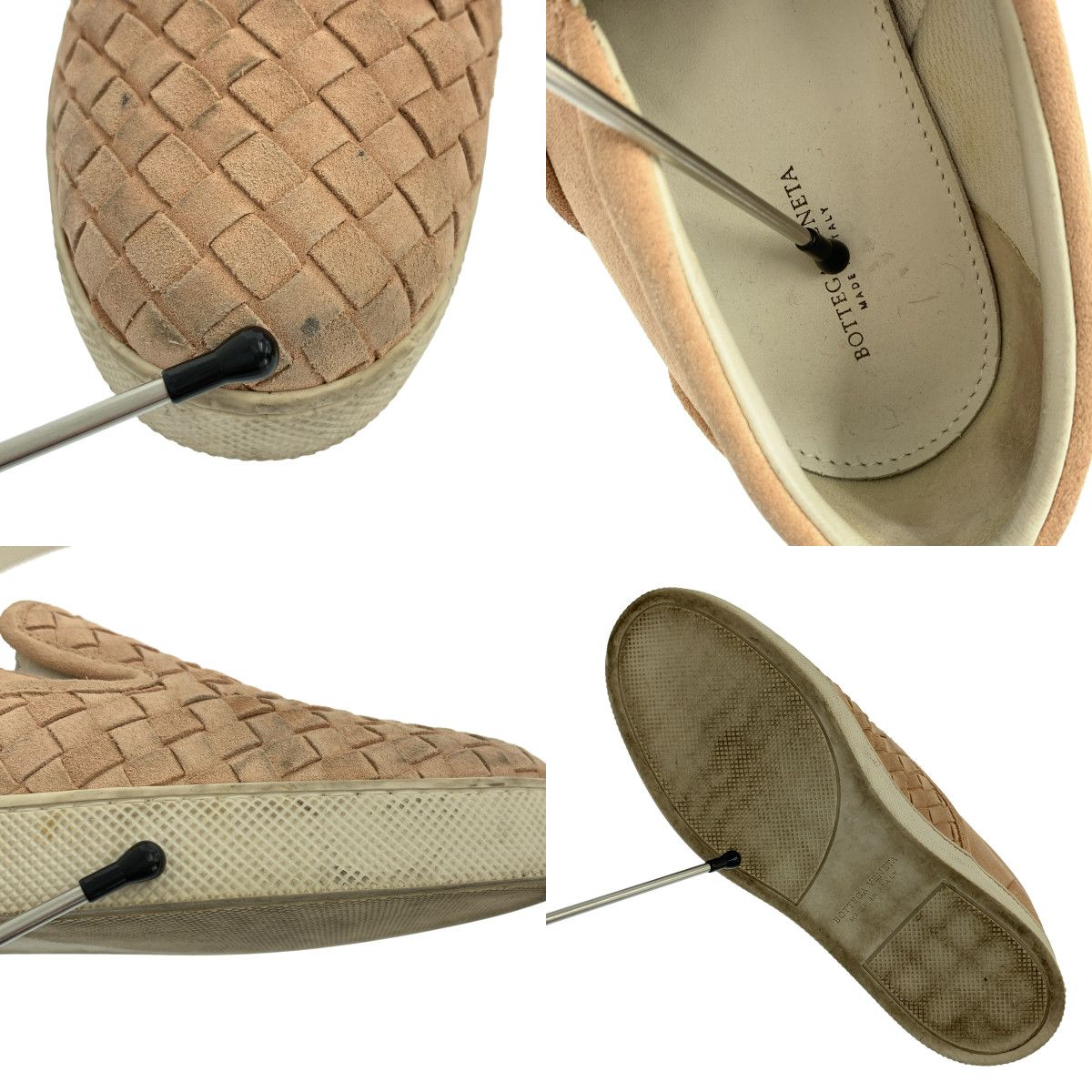 BOTTEGA VENETA / ボッテガヴェネタ | レザー スエード イントレ 