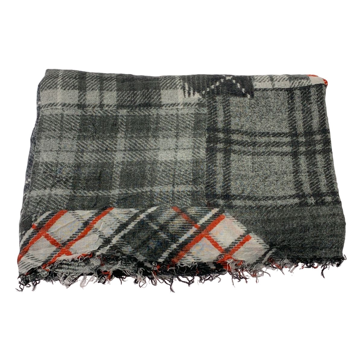 Faliero Sarti イタリア ロングストール グレンチェック Faliero Sarti イタリア ロングストール グレンチェック