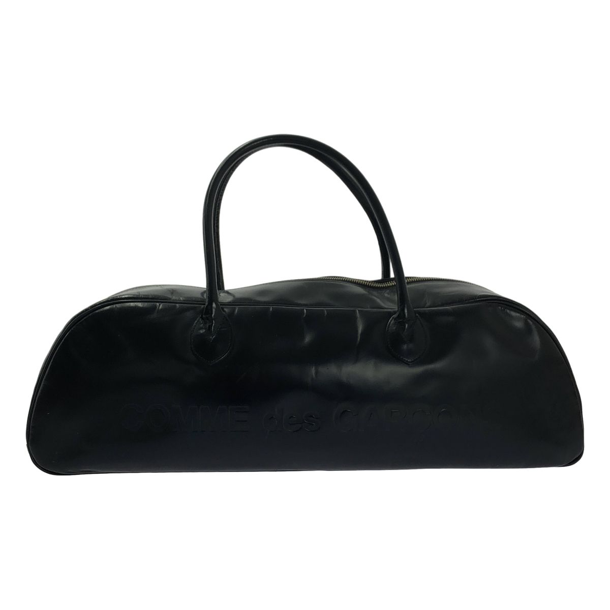 COMME des GARCONS / コムデギャルソン | 牛革 カウレザー ロゴ ハンド