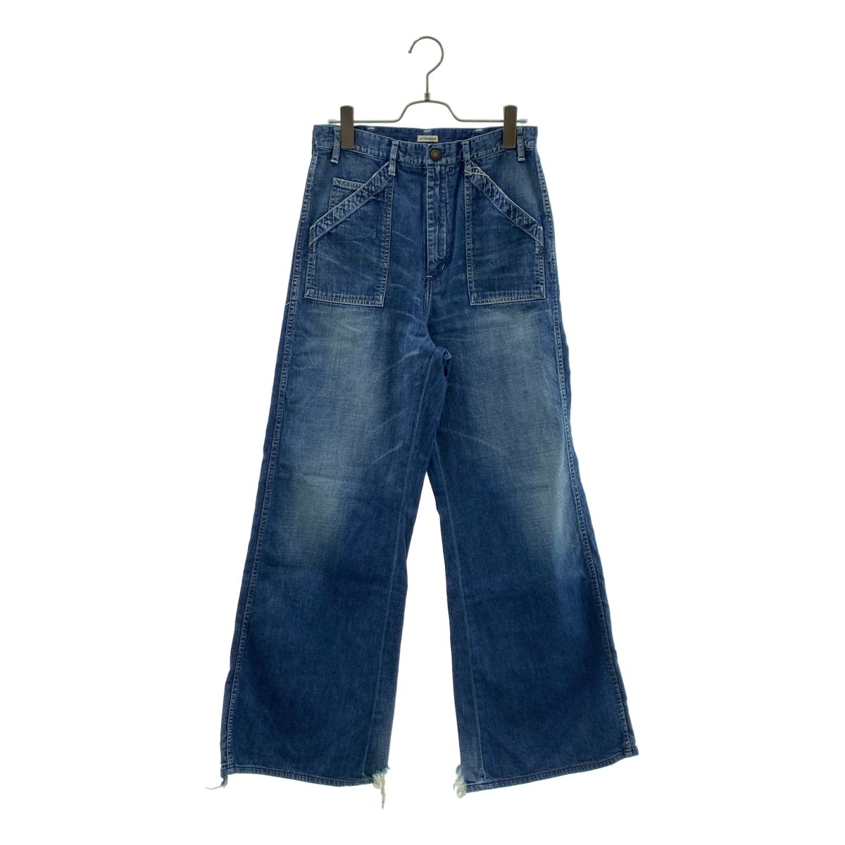 67 NOWOS ロクシチノーウォス 6106005303 Sデニムパンツ 美品】 67 nowos / ロクシチノーウォス | カットオフ デニム ベイカー