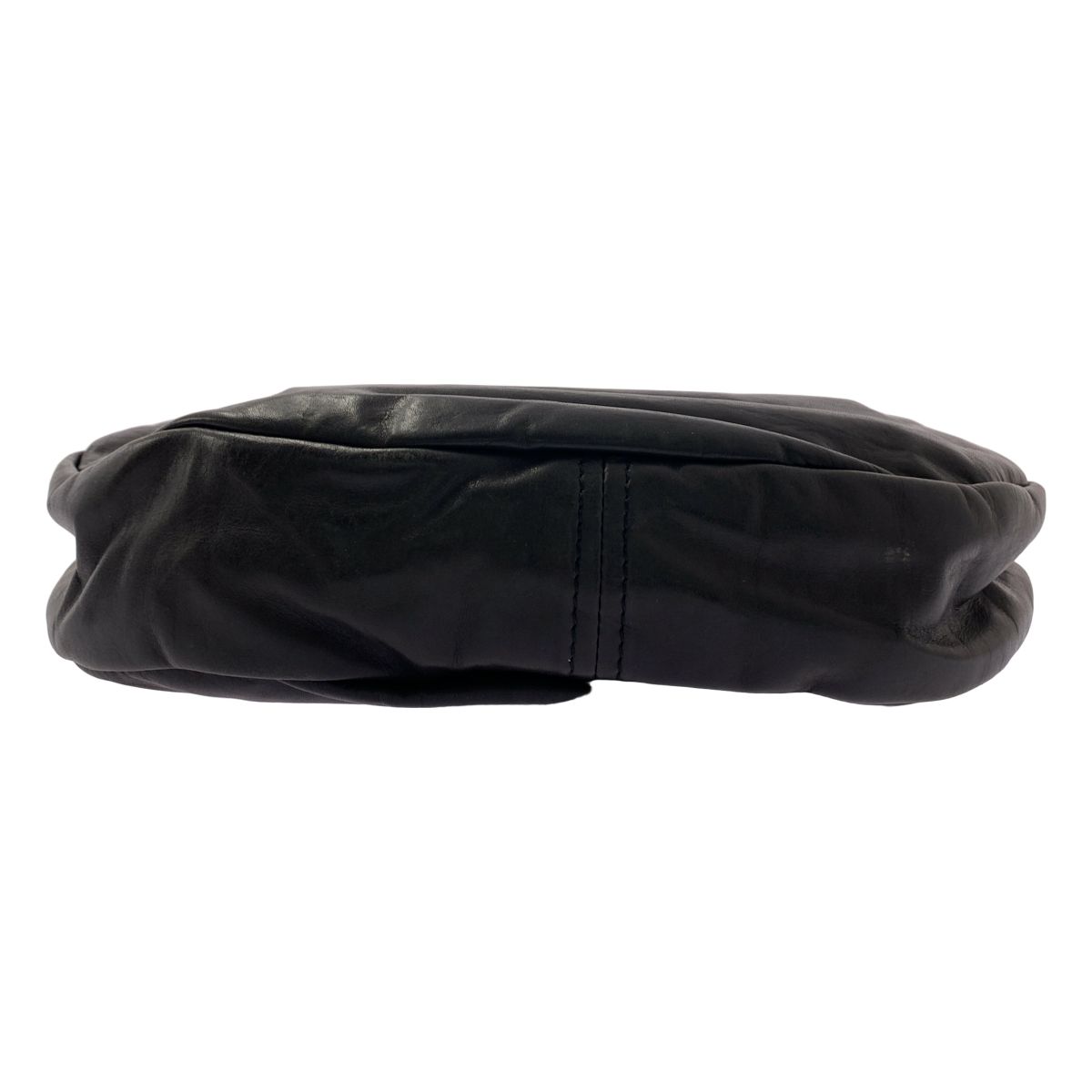 美品】 ebagos / エバゴス | ガレット レザー ラウンド型 ハンドバッグ  