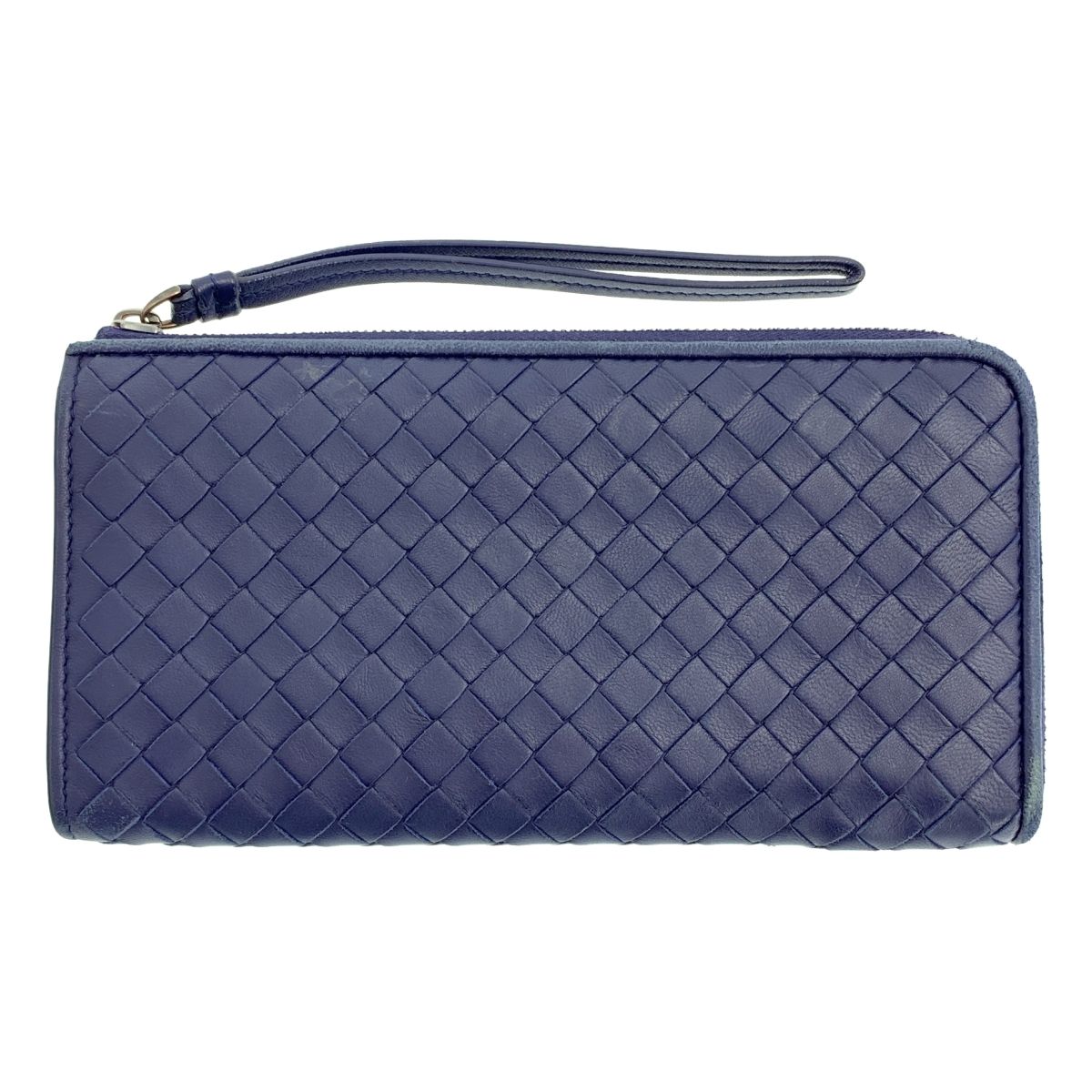 BOTTEGA VENETA / ボッテガヴェネタ | レザー ラウンドジップ イントレ