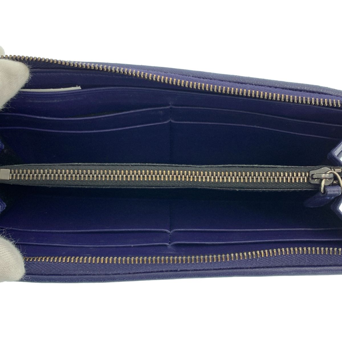 BOTTEGA VENETA / ボッテガヴェネタ | レザー ラウンドジップ イントレ