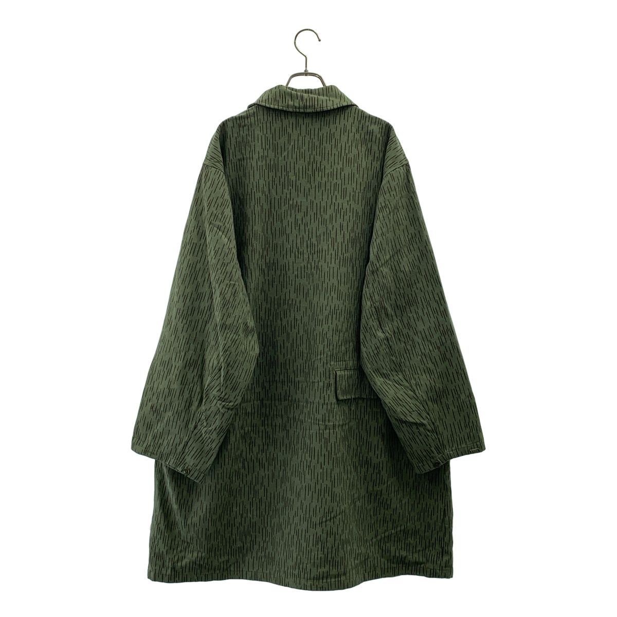 70s ユーロヴィンテージ　モヘアロングコート カーキ ジェイダ GYDA ライトエコダウンレイヤードロングコート （カーキ