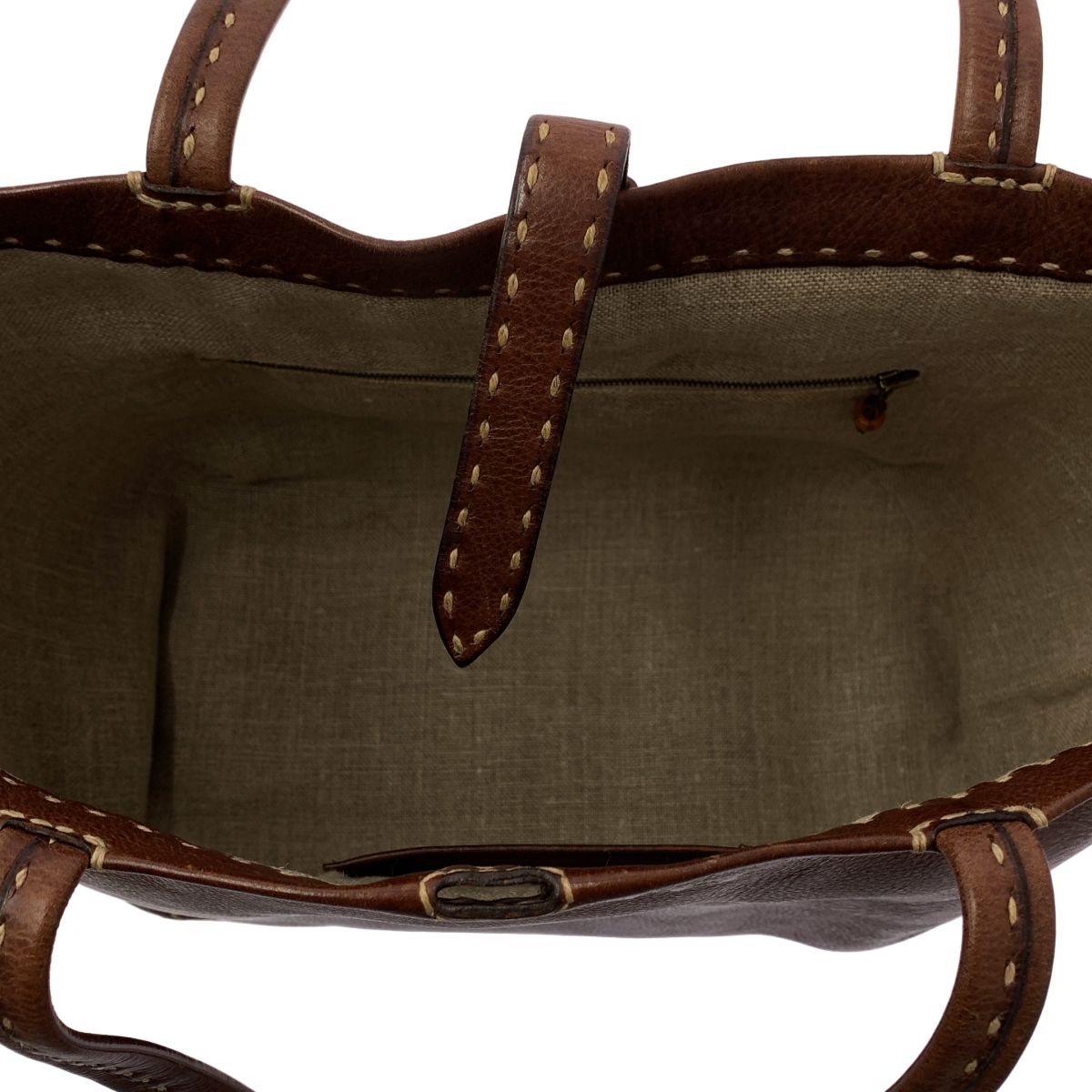 美品】 Henry Cuir / アンリークイール | レザー ステッチ トート