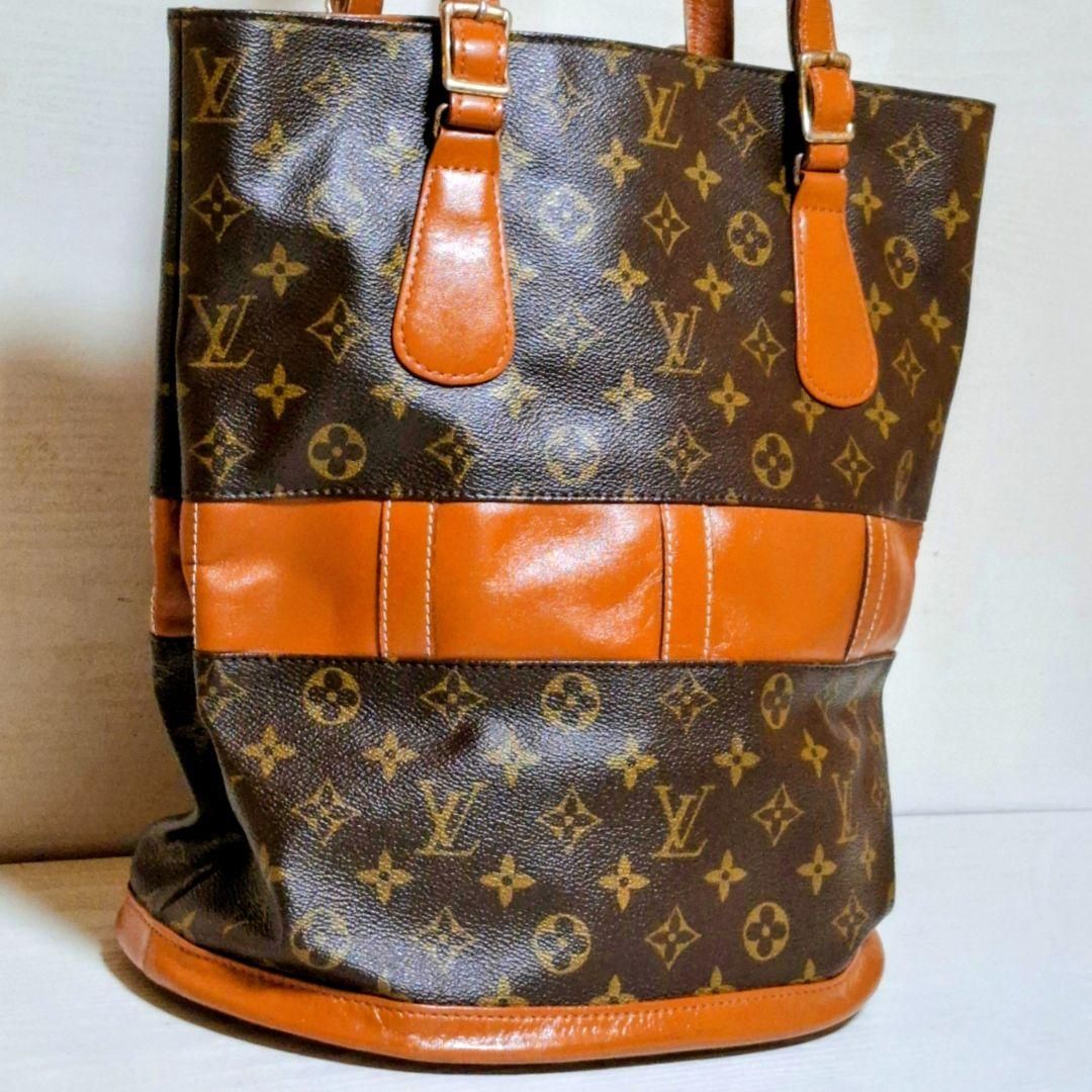 ⛄極美品⛄USA限定 ルイヴィトンモノグラム バケットGM トートバック