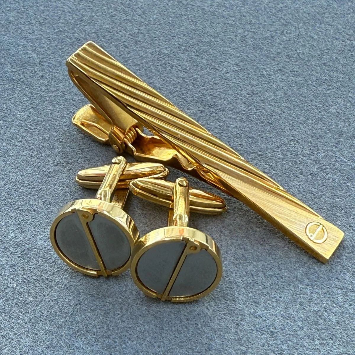 D【ヴィンテージ】ダンヒル dunhill ネクタイピン カフス セット
