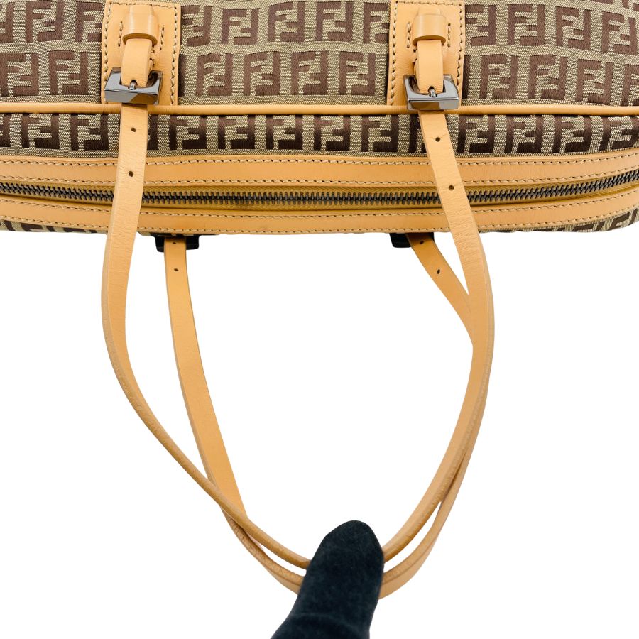 Fendiズッキーノ ハンドバッグ FENDI（フェンディ） ハンドバッグ ズッキーノ キャンバス/レザー