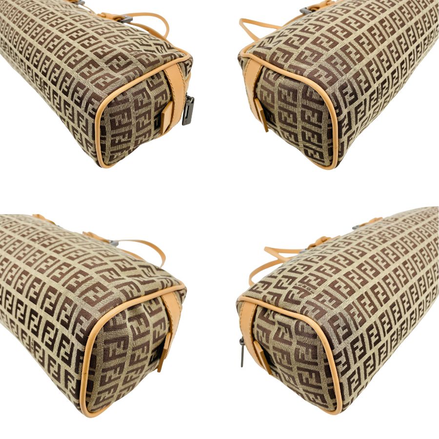 Fendiズッキーノ ハンドバッグ FENDI（フェンディ） ハンドバッグ ズッキーノ キャンバス/レザー