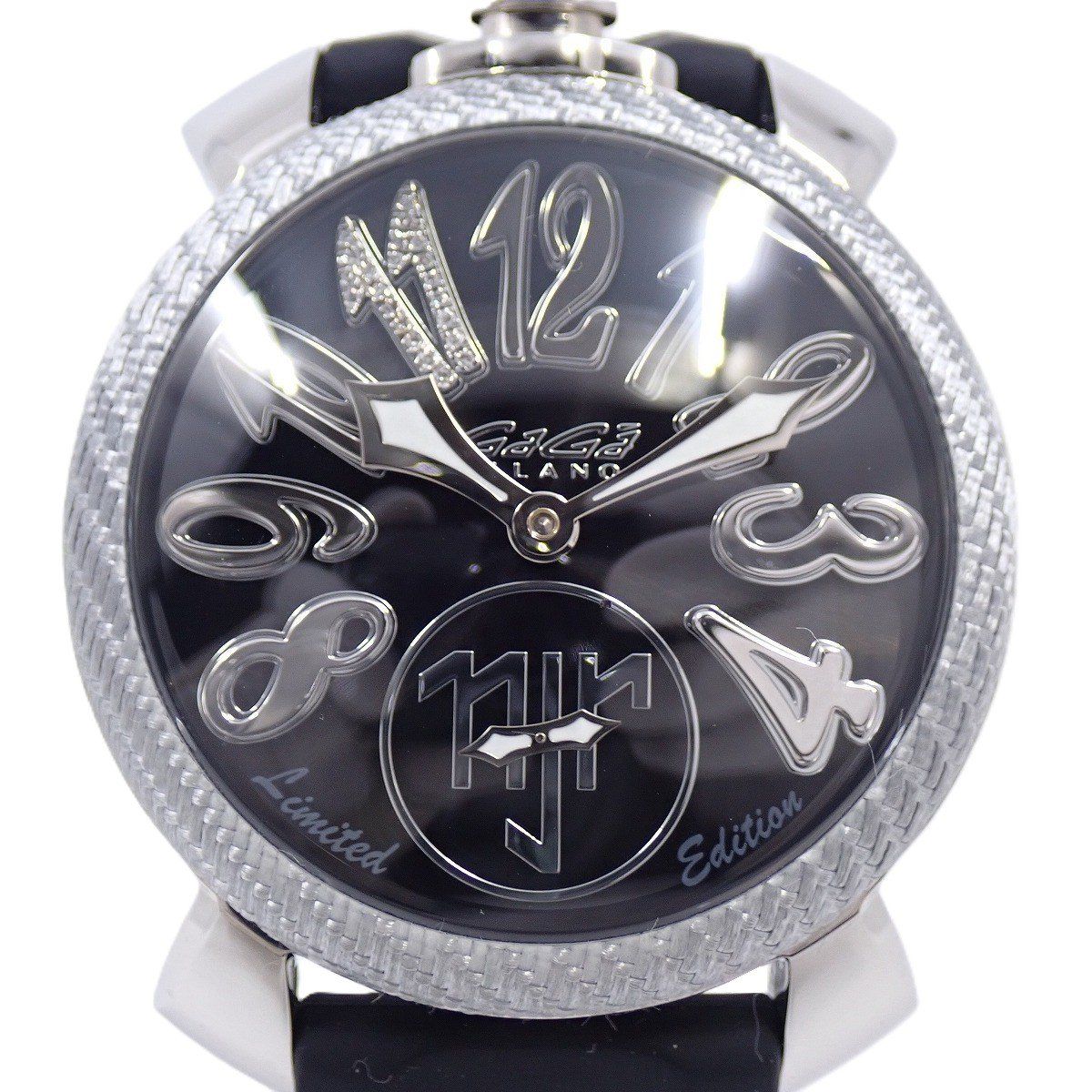 【良品】ガガミラノ　マニュアーレ48MM　純正ベルト　手巻き式　腕時計 楽天市場】ガガミラノ GaGa MILANO 5310.02.GR マヌアーレ48