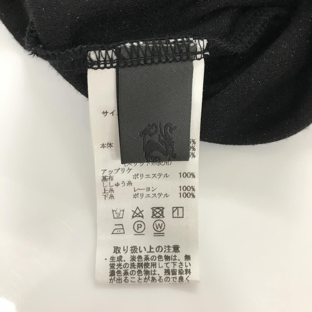 美品】ダンスウィズドラゴン 長袖ハイネックシャツ 黒 チビドラ ライン