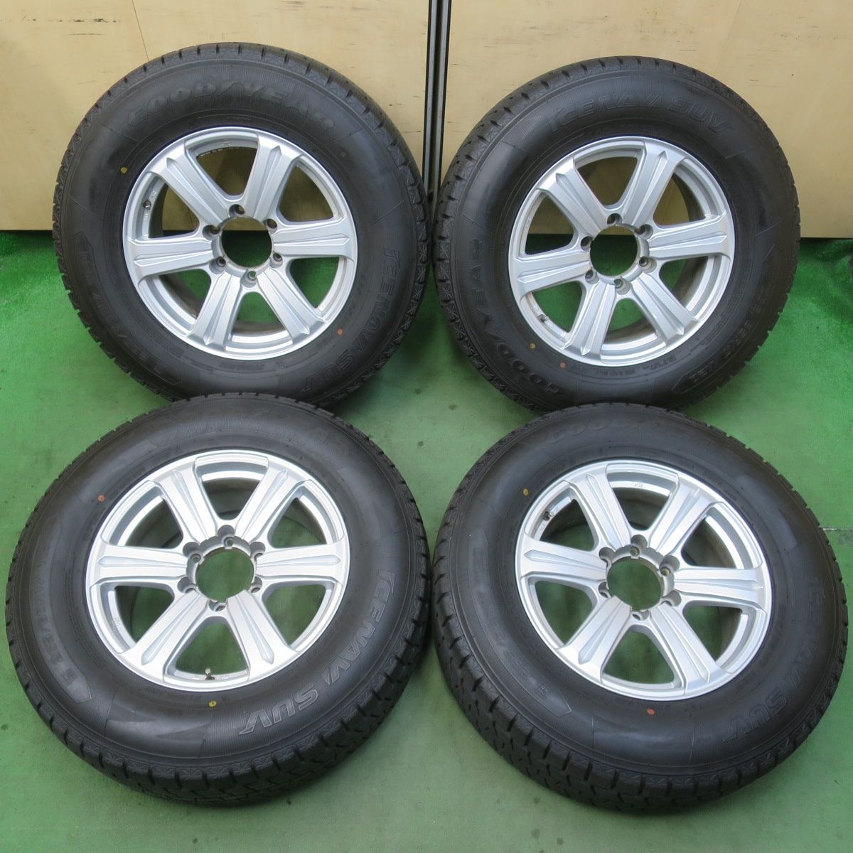 バリ溝！9.5分☆スタッドレス 265/65R17 グッドイヤー アイスナビ SUV 