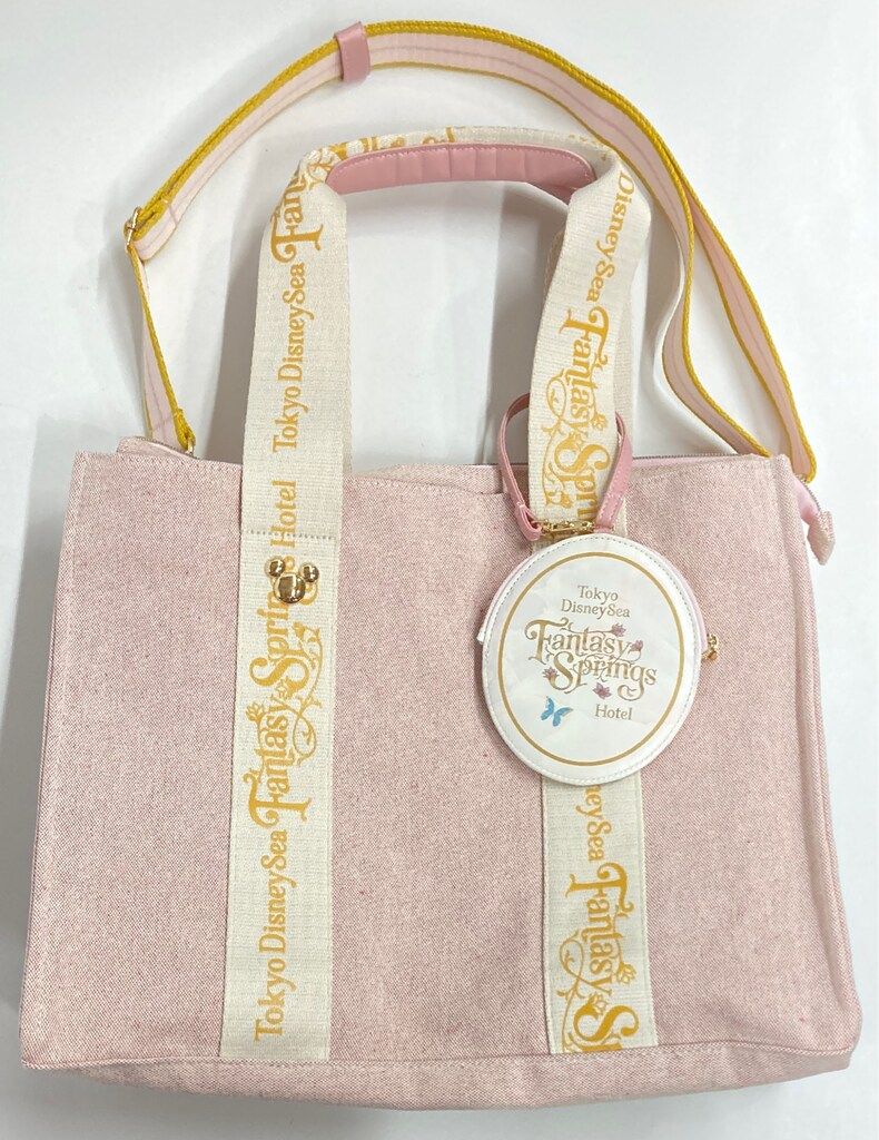 東京ディズニーリゾート トートバッグ ポーチ-コインケースセット ディズニーホテル エクスクルーシブ ファンタジースプリングスホテル