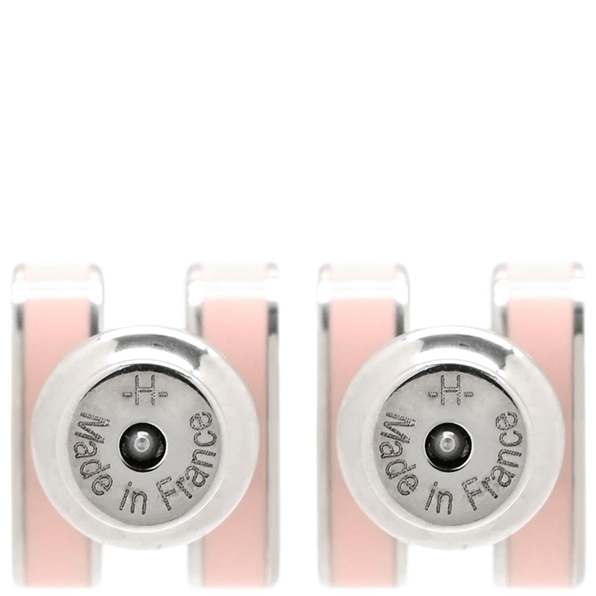 エルメス HERMES ピアス ポップアッシュ Hピアス ミニ メタル エナメル