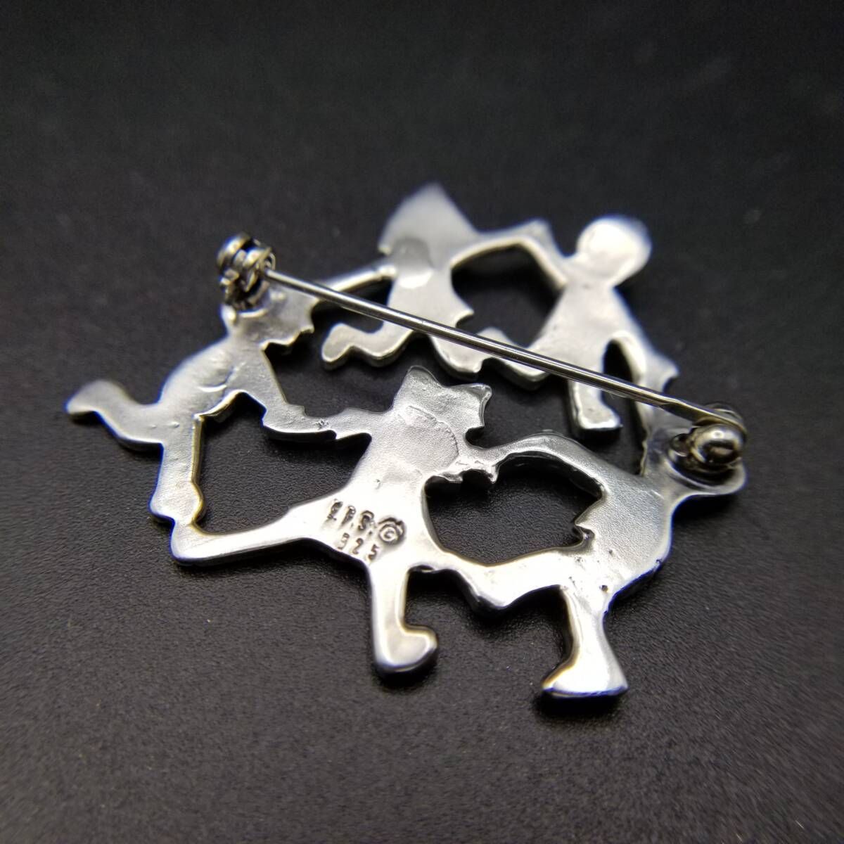 EFS メキシコ 925 シルバー Save The Children ヴィンテージ ブローチ