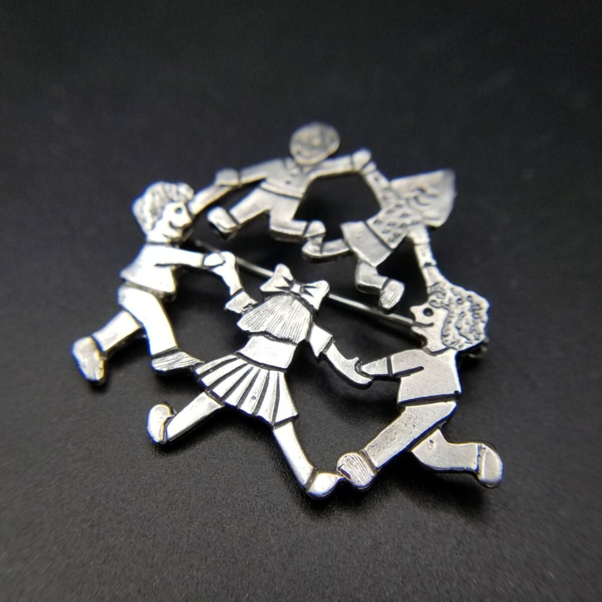 EFS メキシコ 925 シルバー Save The Children ヴィンテージ ブローチ