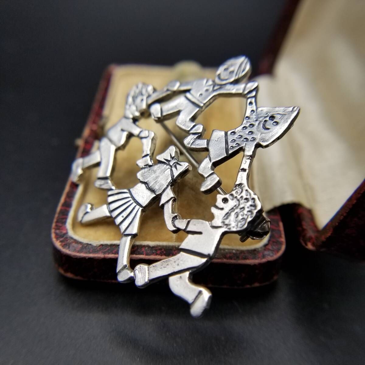 EFS メキシコ 925 シルバー Save The Children ヴィンテージ ブローチ