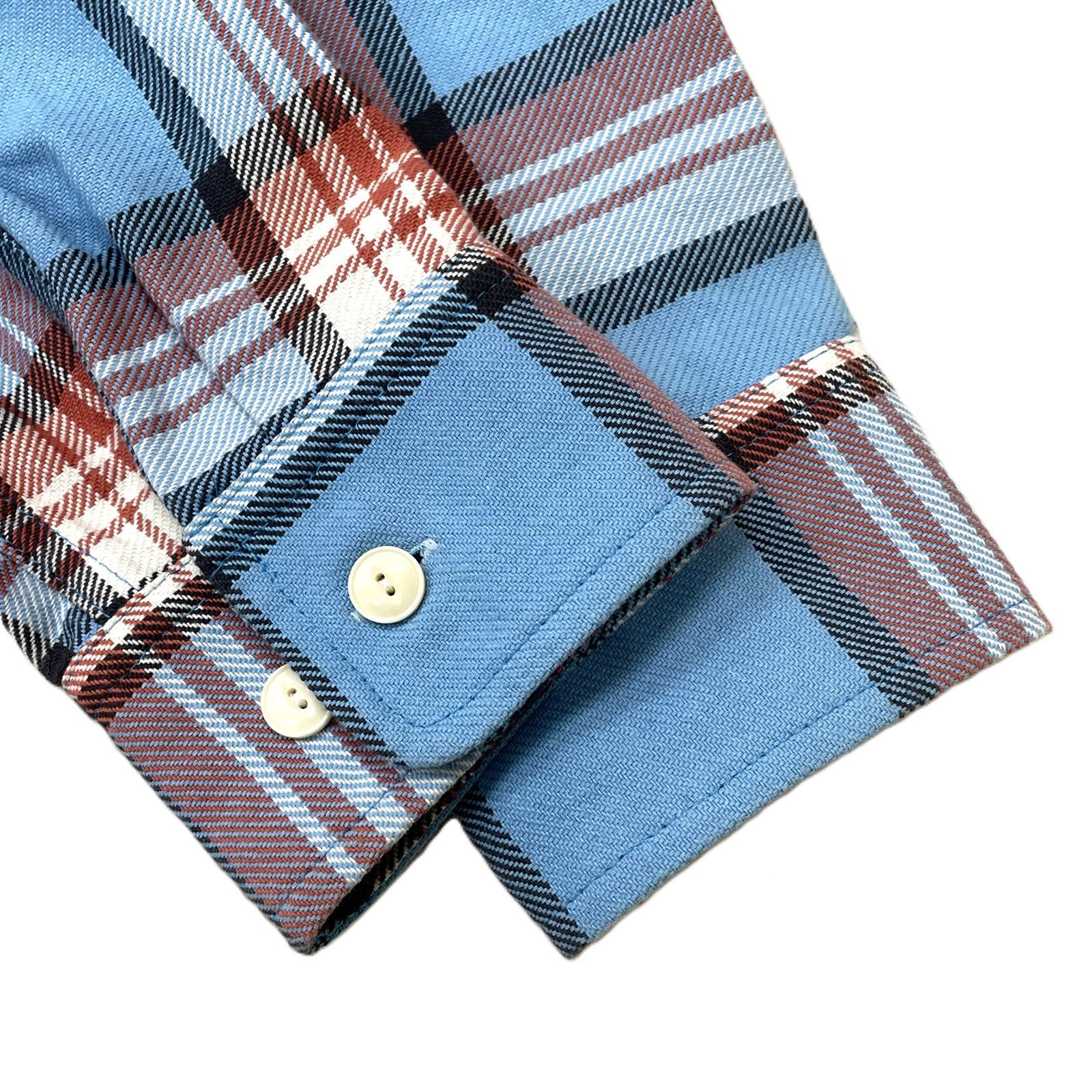 CALEE キャリー 厚手チェックシャツ M LBLU/ライトブルー - メルカリ