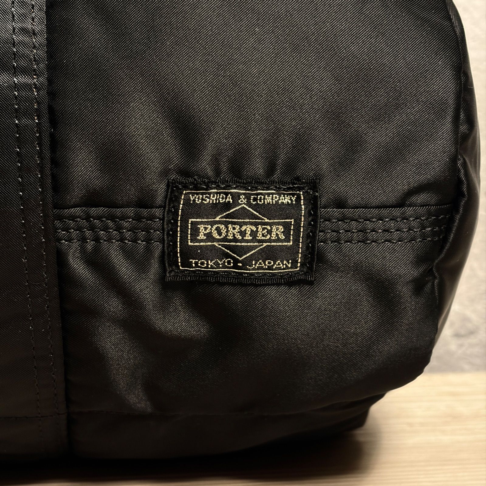 美品　PORTER　ポーター　タンカー　ミニボストンバッグ　Lサイズ　ブラック PORTER TANKER ミニボストンバッグ L ブラック ポーター タンカー