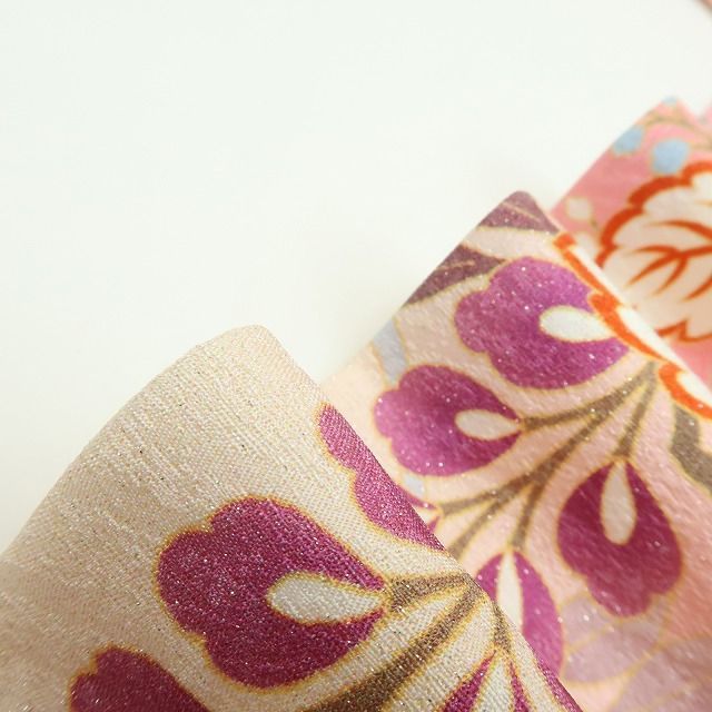 百華❀Y4426◇美品 金駒刺繡 銀通し 手縫い仕立て 成人式 トールサイズ