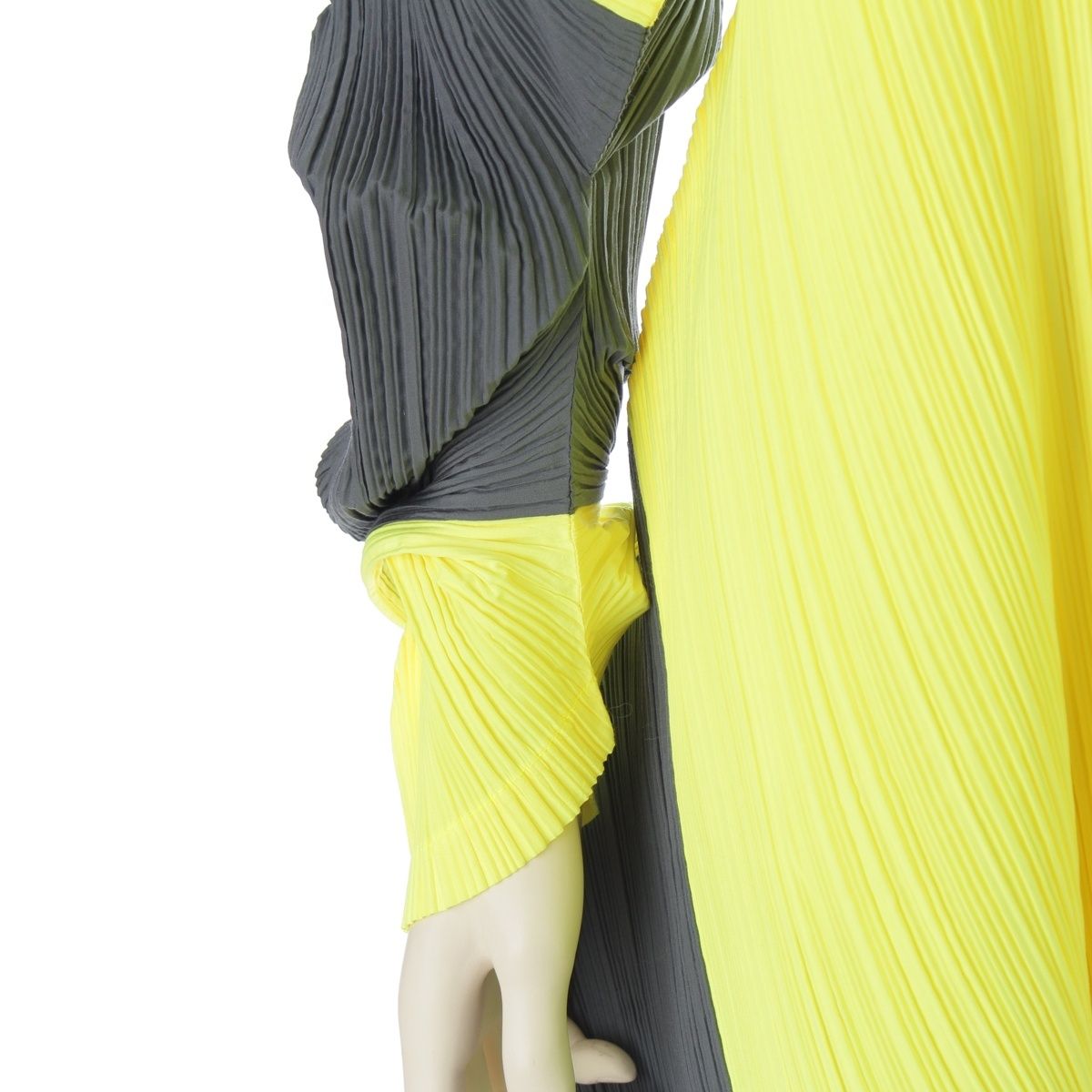 イッセイミヤケ 90s 91SS 変形 CURVED PLEATES カーブ プリーツ