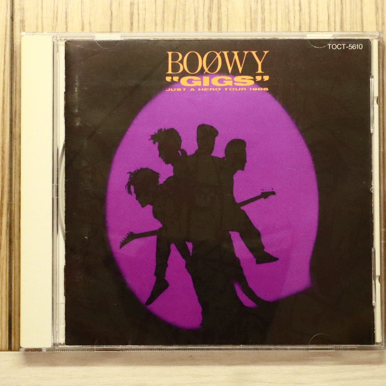 国内盤CD☆ボウイ /BOOWY □ GIGS ― JUST A HERO TOUR 1986 【TOCT5610