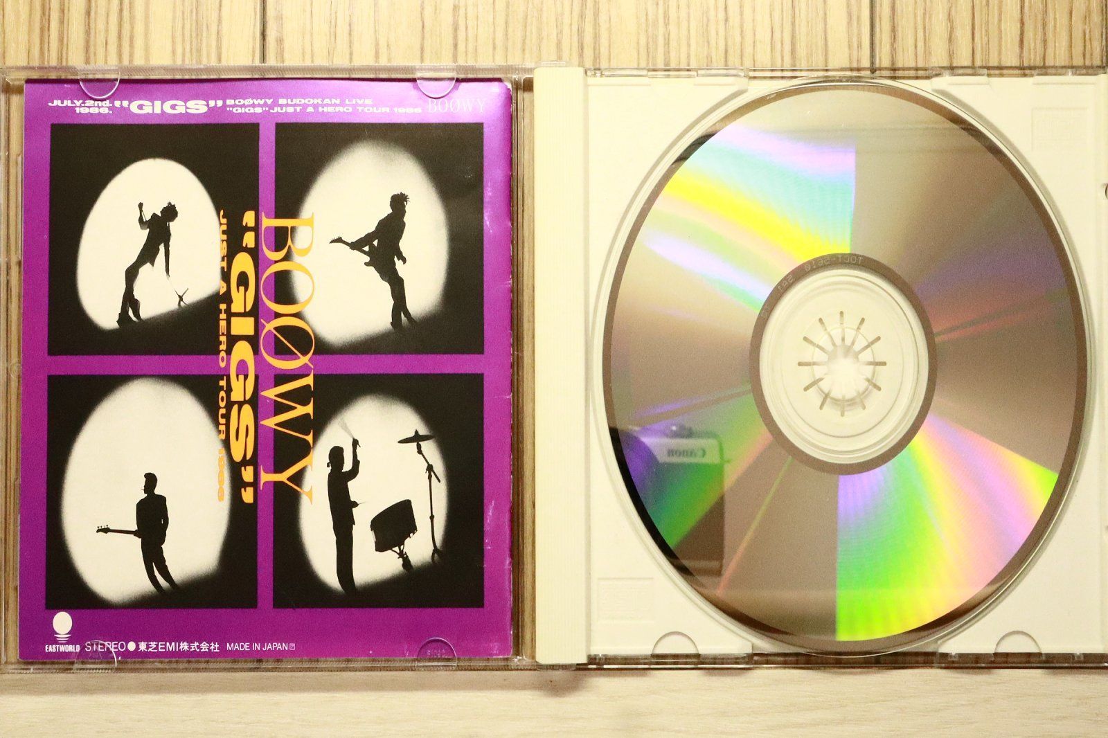 国内盤CD☆ボウイ /BOOWY □ GIGS ― JUST A HERO TOUR 1986 【TOCT5610