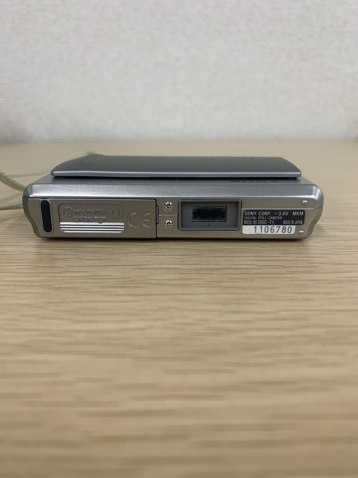 3【通電動作確認済み】ソニー SONY Cyber-shot DSC-T1 シルバー