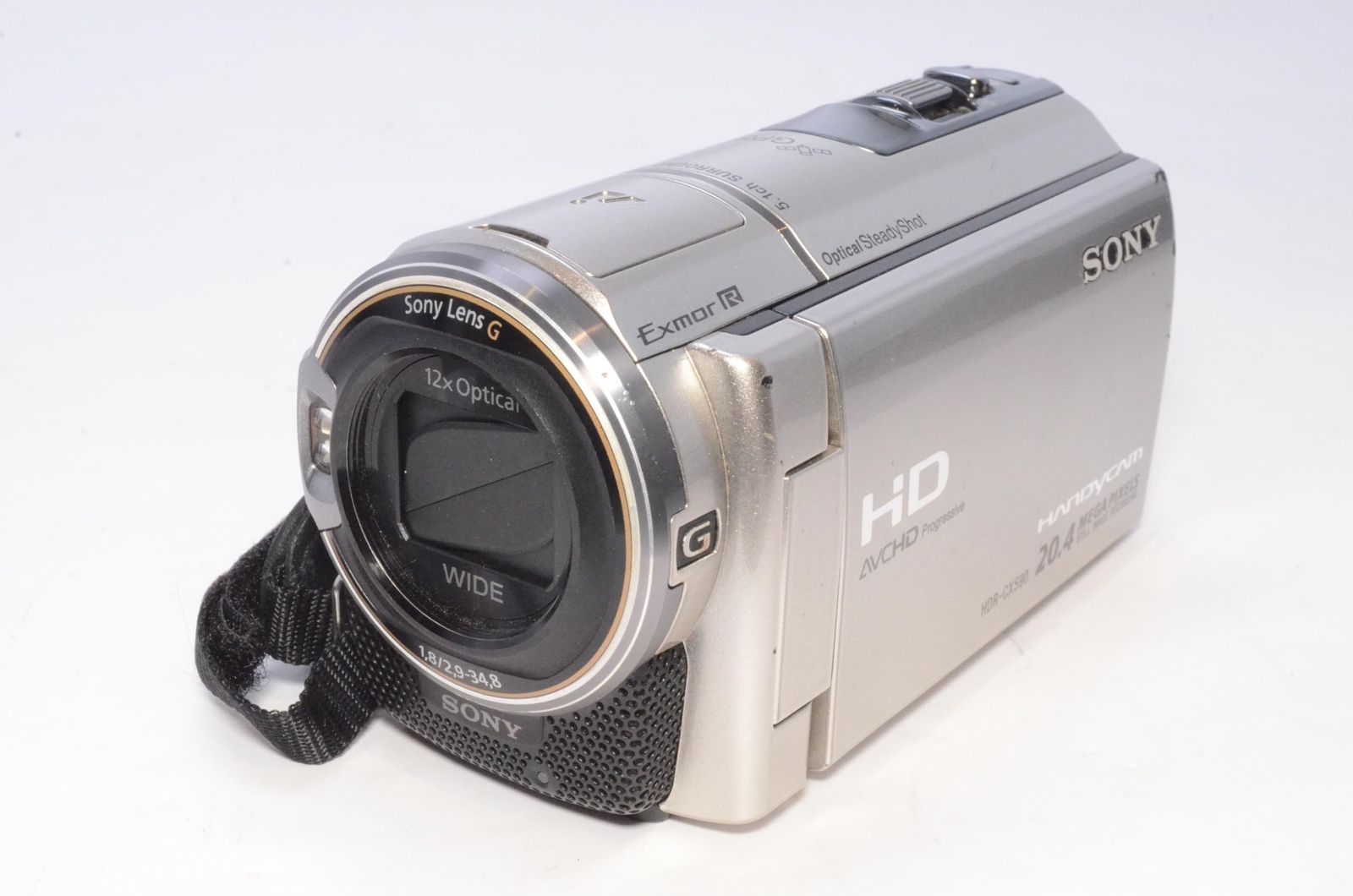 元箱、カメラケース付き良品】SONY ソニー HDR-CX590V シャンパン