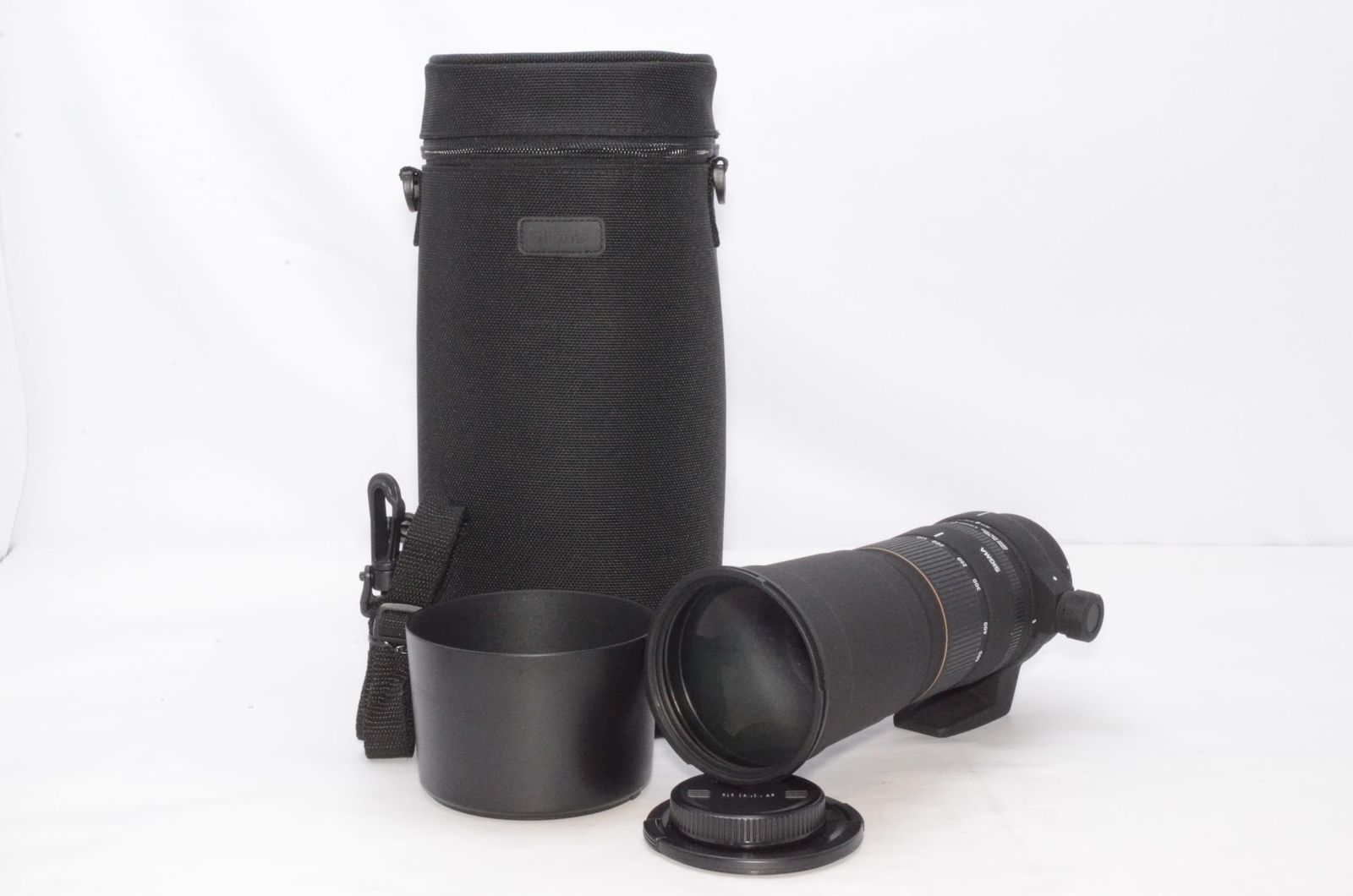 SIGMA 170-500mm F5-6.3 APOレンズ (ケース付き) レンズフード、ケース付き良品】SIGMA シグマ 170-500mm F5-6.3 APO DG