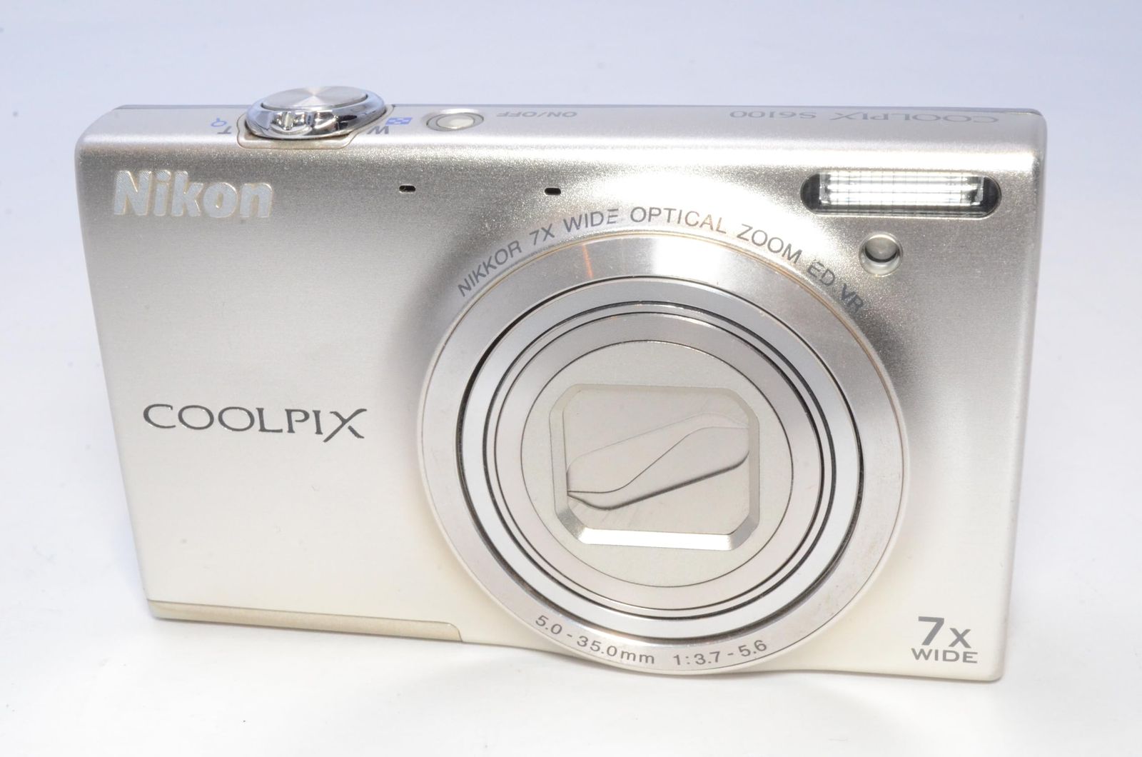 元箱、使用説明書付き】Nikon ニコン COOLPIX S6100 シャンパン