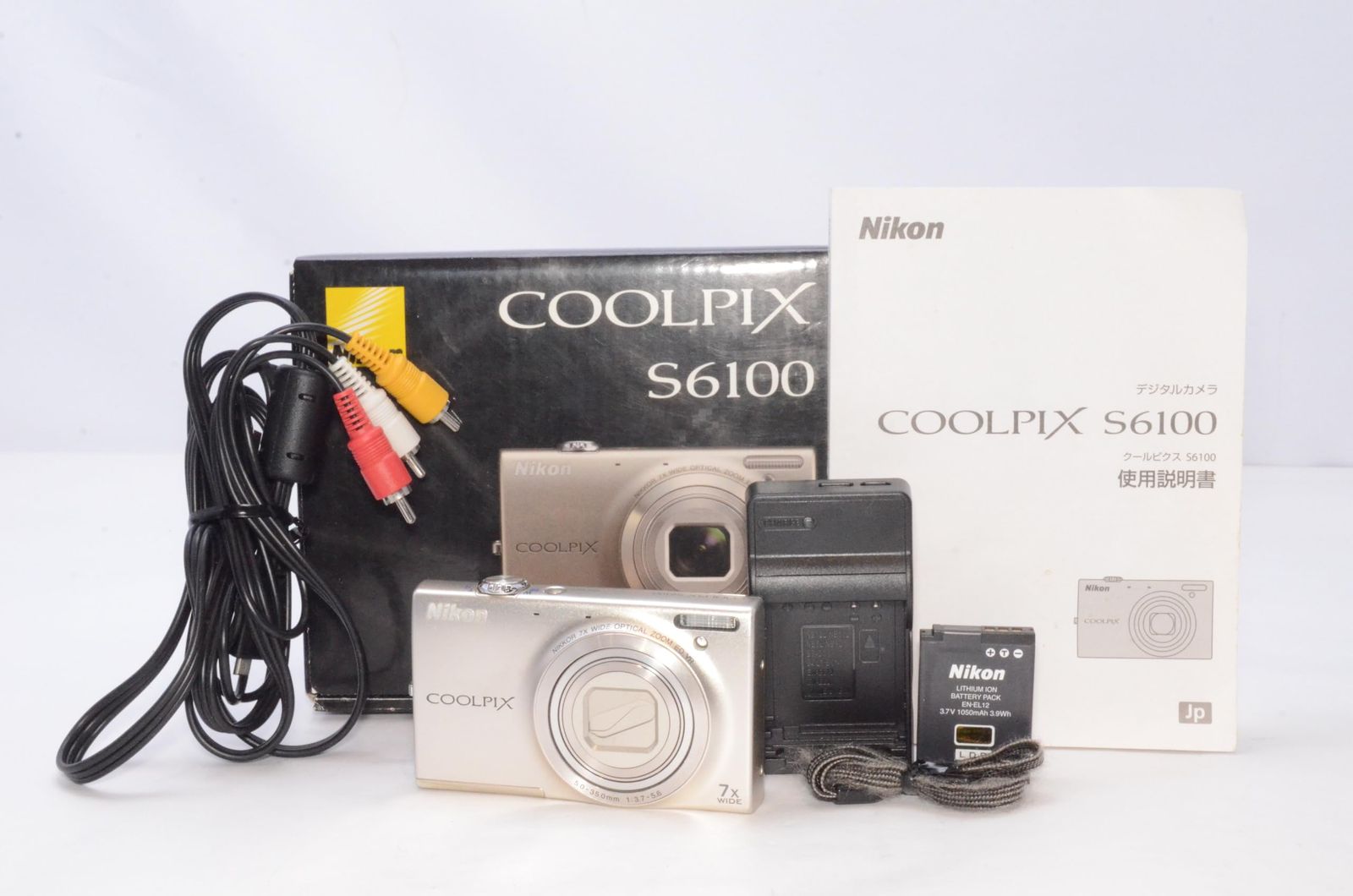 元箱、使用説明書付き】Nikon ニコン COOLPIX S6100 シャンパン