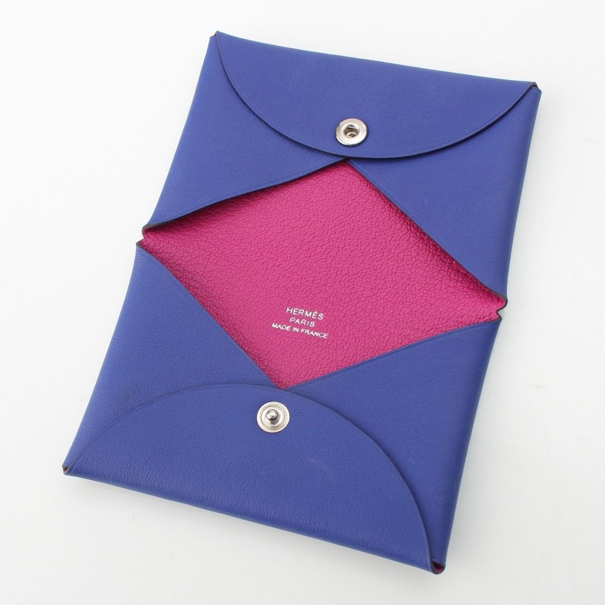 エルメス カルヴィ ヴェルソ スイフト シェーブル カードケース B刻印