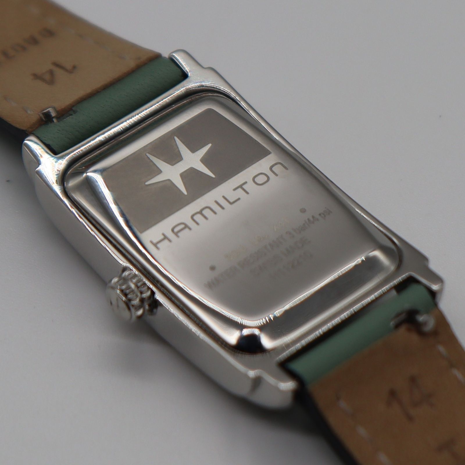 【貴重】ハミルトン/H112210/18㎜/クオーツ/レディース腕時計/スクエア HAMILTON ハミルトン H112210 クォーツ スクエア スモセコ ローマン