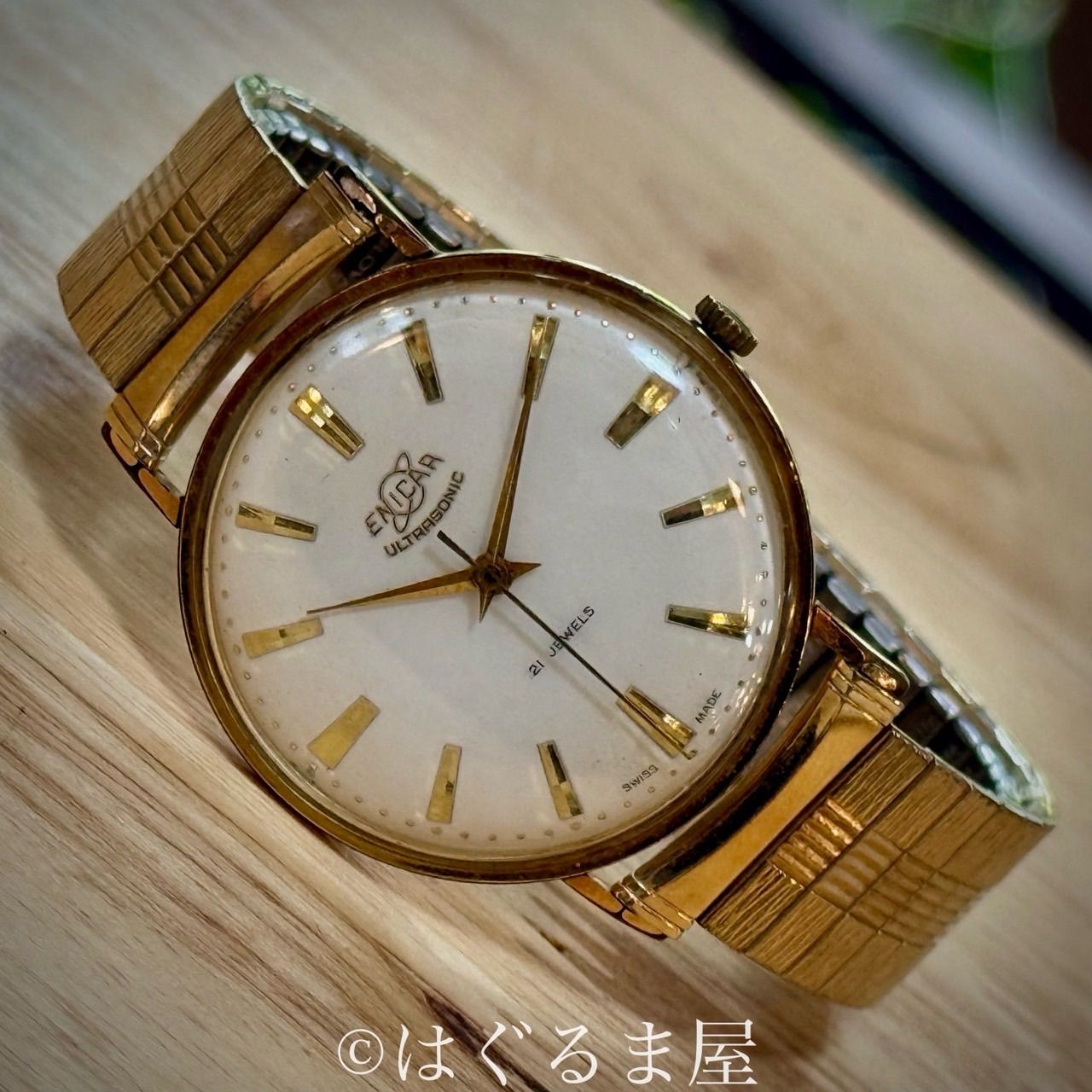 エニカ ウルトラソニック 手巻き 1960年代製造 21石 メンズ 25石 1960