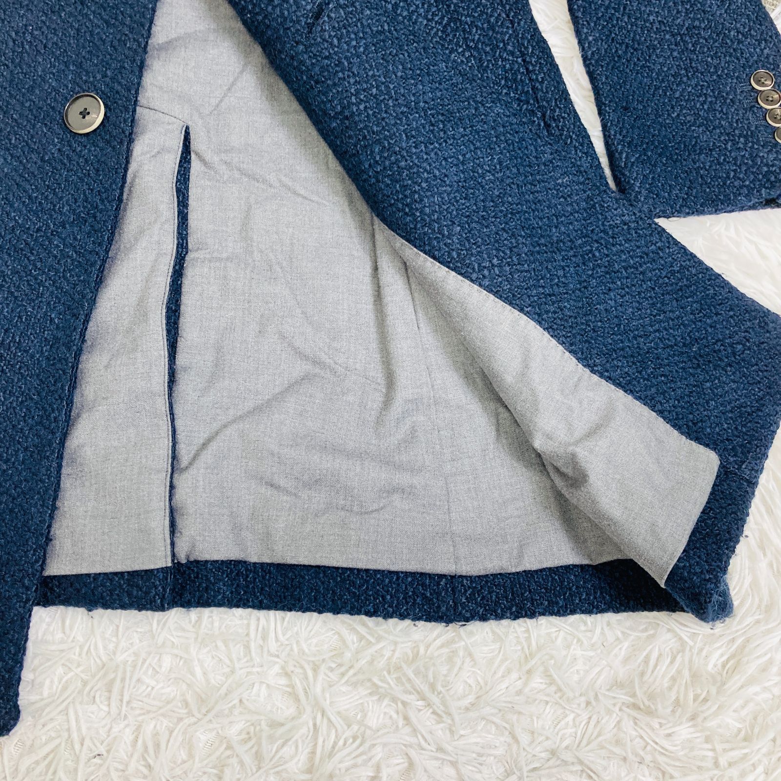 ANTONIO LAVERDA（アントニオ・ラヴェルダ） チェスターコート 濃紺