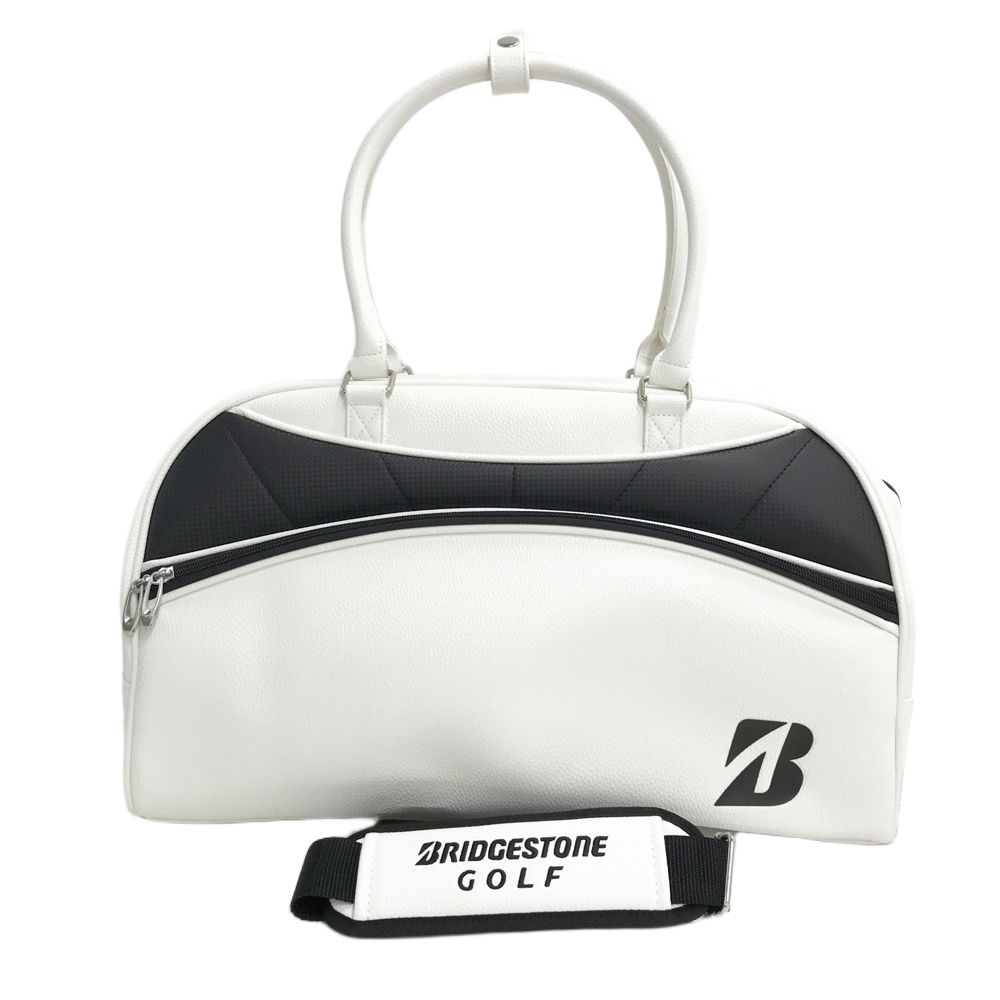 ブリヂストン ゴルフ ボストンバッグ ホワイト BRIDGESTONE GOLF ブリヂストンゴルフ 2WAY ボストンバッグ ホワイト系