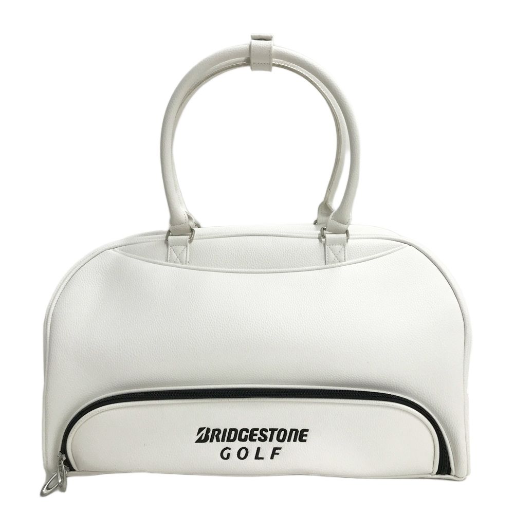 BRIDGESTONE GOLF ブリヂストンゴルフ 2WAY ボストンバッグ ホワイト系