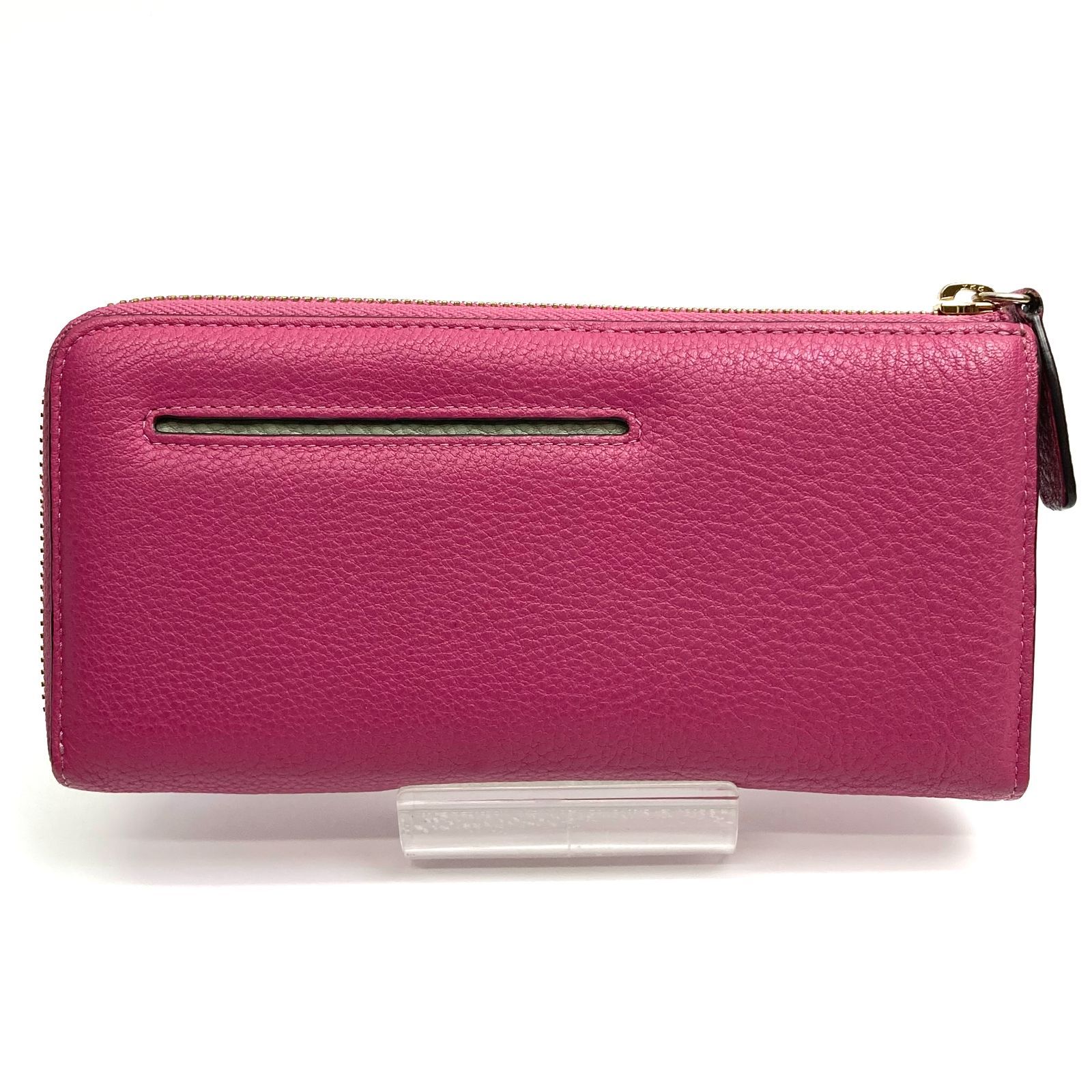 ペレボルサ L字ファスナー 長財布 ピンク e) PELLE BORSA ペレボルサ L字ファスナー 長財布 ロングウォレット