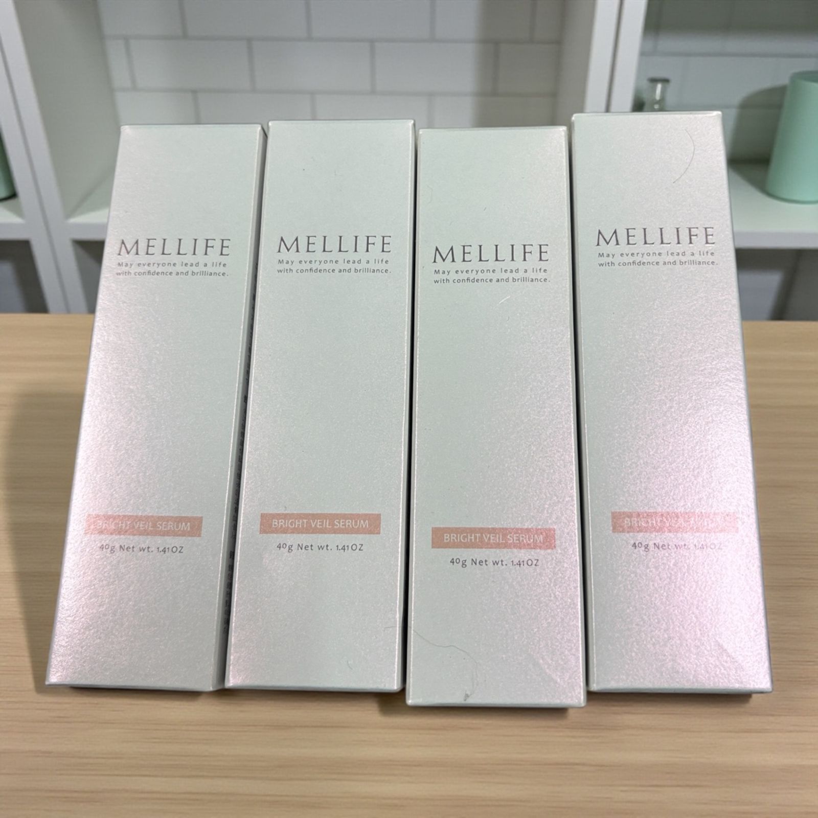新品未開封】メリフ ブライトヴェールセラム 炭酸美容液 40gx4本