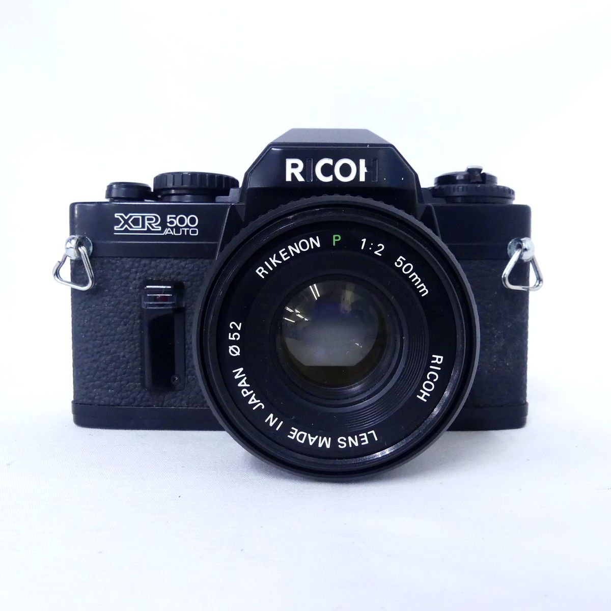 状態良好 RICOH リコー XR500 + RICHO XR RIKENON RICOH リコー XR500 AUTO + RIKENON P 1:2 50mm フィルムカメラ 一眼