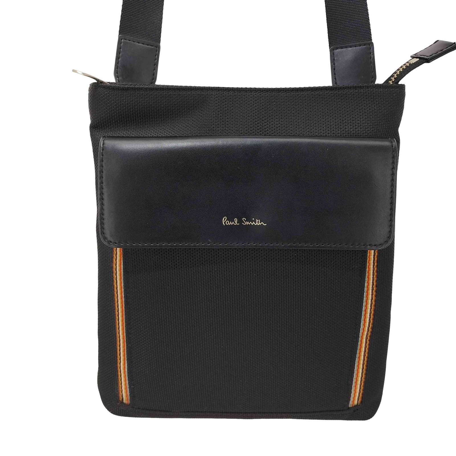 ポールスミス Paul Smith マルチストライプ ナイロン ショルダーバッグ